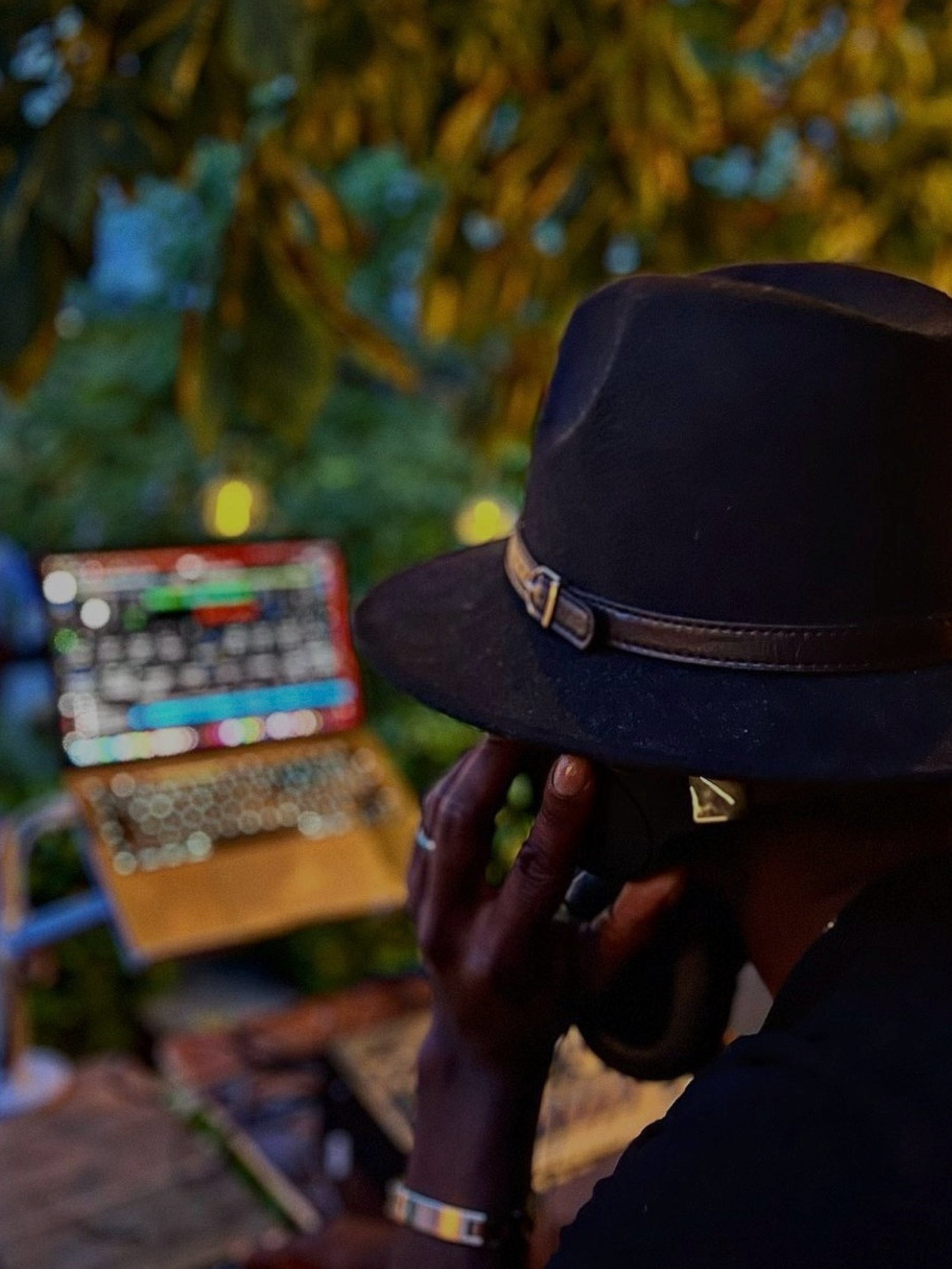 Cambridge DJ playing at event